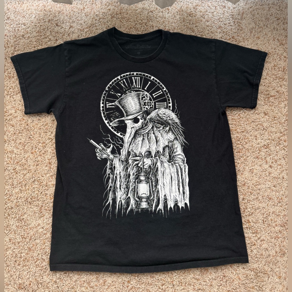 VampireFreaks Shirt – Men’s Large – Black Gothic Plague Doctor